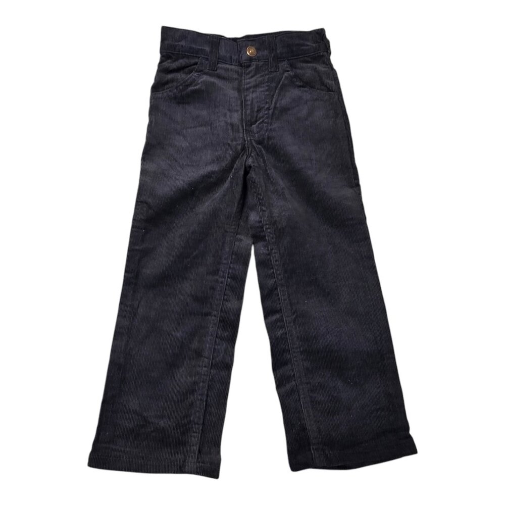 Cowden kids corduroy pants 5 slim Blue 75% cotton 25% polyester New